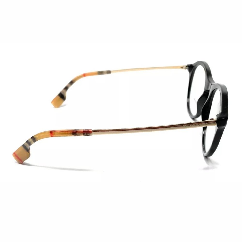 Burberry Women's Black Round Eyeglasses! - Picture 3 of 4
